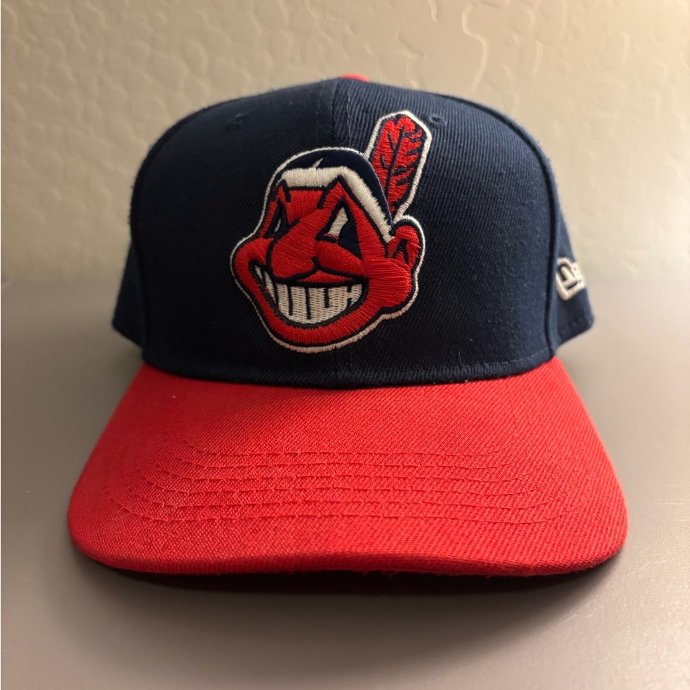 Blue and Red Baseball Cap